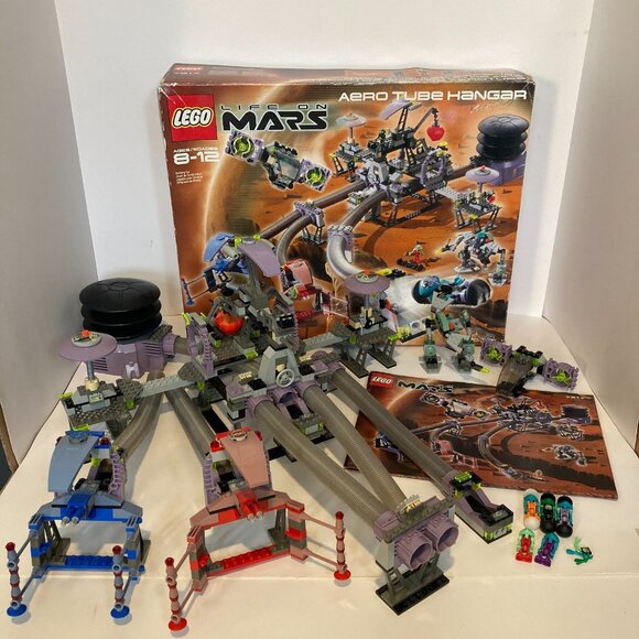 LEGO Life On Mars Aero Tube Hangar Set 7317 Complete With Box + Manual - Picture 1 of 16